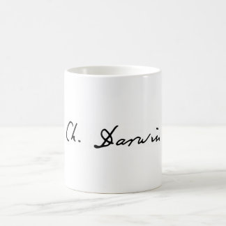 Charles- Darwinunterzeichnungs-Tasse Tasse