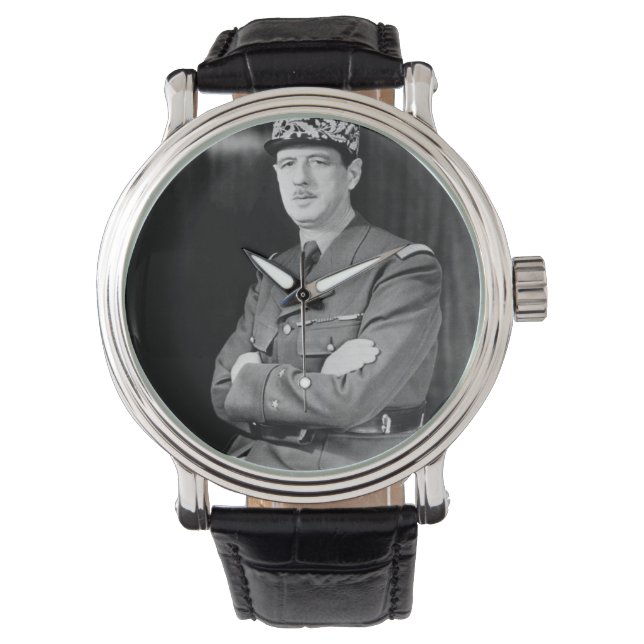 Charles De Gaulle Armbanduhr (Vorderseite)