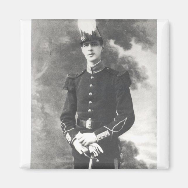 Charles de Gaulle Portrait Magnet (Vorne)