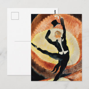 Charles Demuth Acrobatic Male Dancer mit Top Hat Postkarte