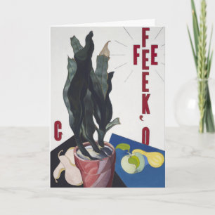 Charles Demuth Georgia O'Keeffe Posterporträt Feiertagskarte