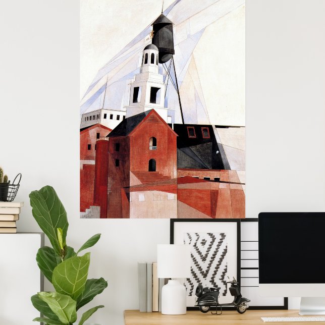 Charles Demuth painting, Lancaster Poster (Heimbüro)