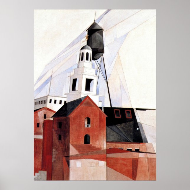 Charles Demuth painting, Lancaster Poster (Vorne)