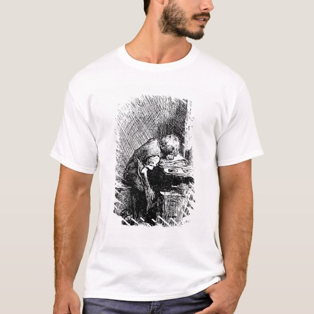 Charles Dickens an der schwärzenden Fabrik T-Shirt (Vorderseite)