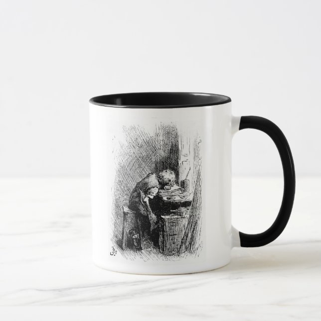 Charles Dickens an der schwärzenden Fabrik Tasse (Rechts)