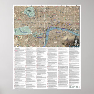Charles Dickens Londoner Poster