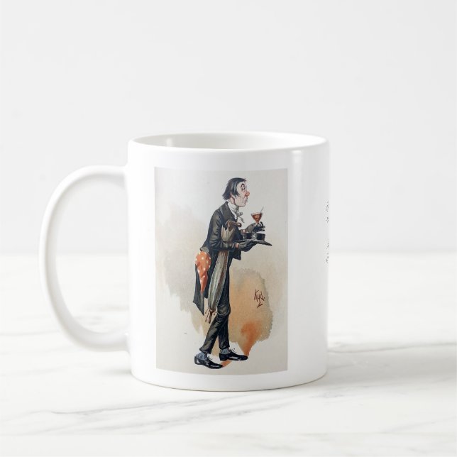 Charles Dickens, Pickwick Papers, Herr Stiggins Kaffeetasse (Links)