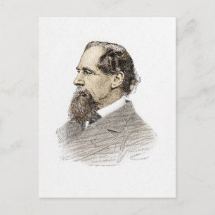 Charles Dickens Postkarte