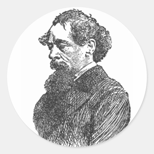 Charles Dickens Stickers (Vorderseite)