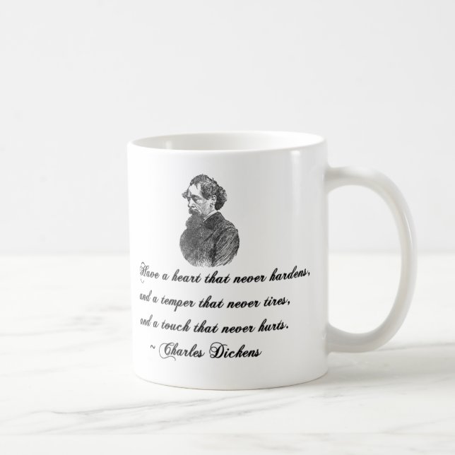 Charles Dickens - unser Zitat von einem Freund Tasse (Rechts)