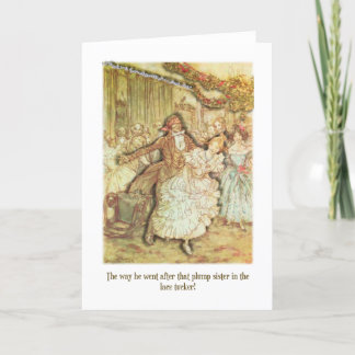 Charles Dickens Weihnachtsfeier Feiertagskarte