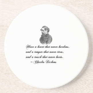 Charles Dickens Zitat unseres Freundes Sandstein Untersetzer