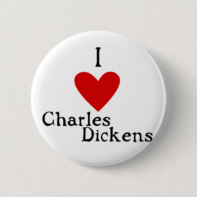Charles- DickensLiebe Button (Vorderseite)
