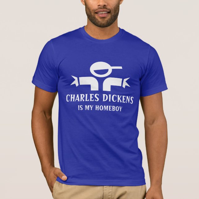 Charles- DickensT - Shirt mit lustigem Zitat (Vorderseite)