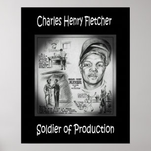 Charles Fletcher ~ Soldat der Produktion ~ Welder~ Poster