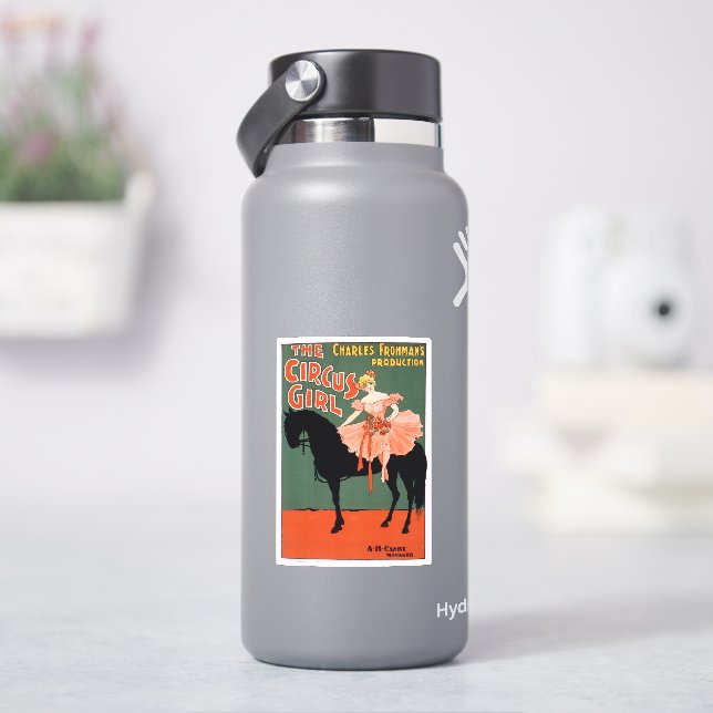 Charles Frohmans Produktion, The Circus Girl 3 Aufkleber (HydroFlask)