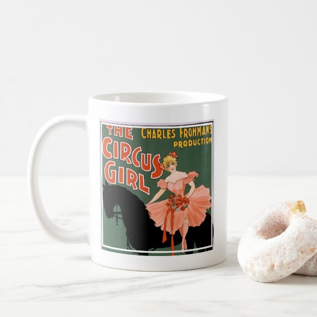 Charles Frohmans Produktion, The Circus Girl 3 Kaffeetasse (Mit Donut)