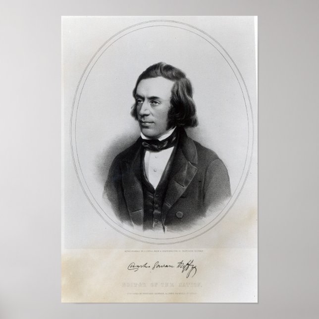 Charles Gavan Duffy, lithografisch von H. O'Neill Poster (Vorne)