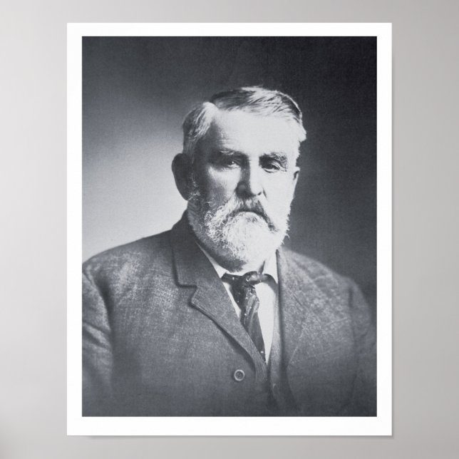 Charles Goodnight (b/w Foto) Poster (Vorne)