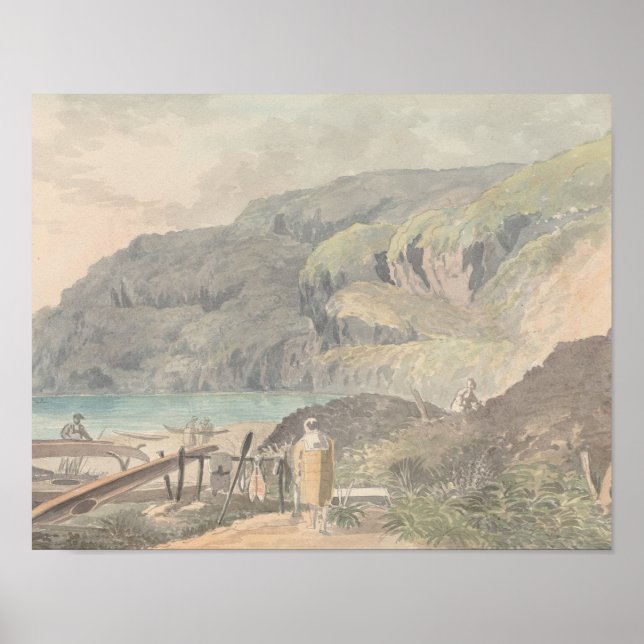 Charles Hamilton Smith - Aussicht auf einen See Poster (Vorne)