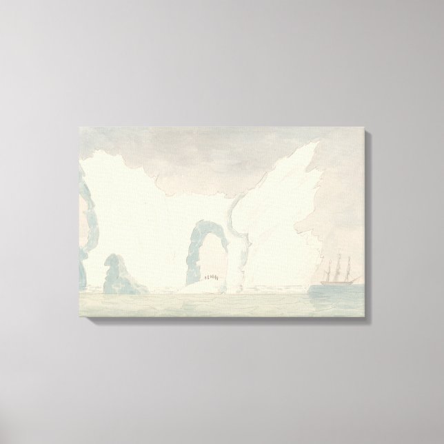 Charles Hamilton Smith - Bemerkenswerter Iceberg Leinwanddruck (Vorderseite)