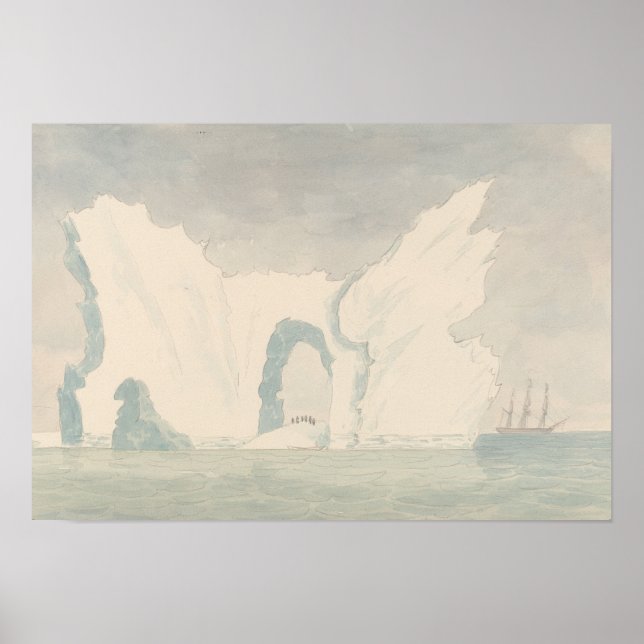 Charles Hamilton Smith - Bemerkenswerter Iceberg Poster (Vorne)