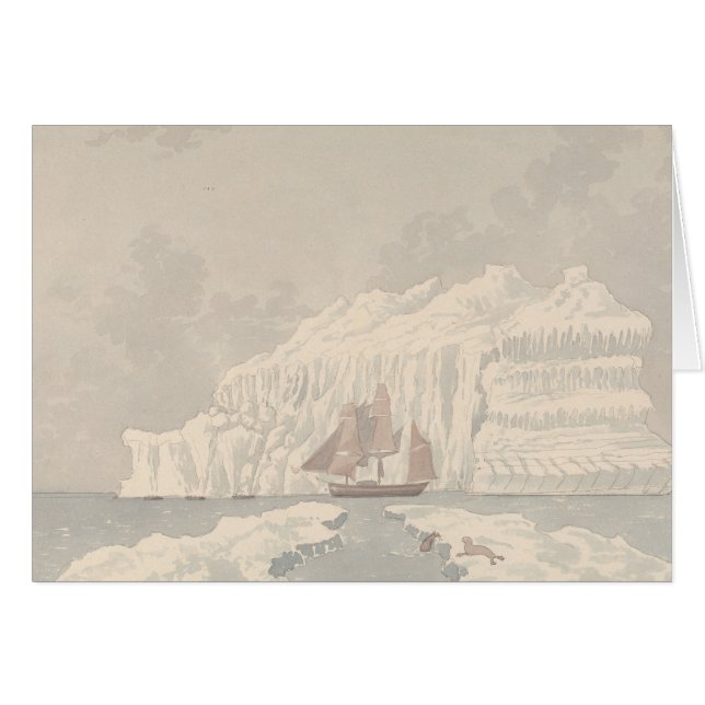 Charles Hamilton Smith.- Iceberg in der Bucht von  (Vorderseite (Horizontal))