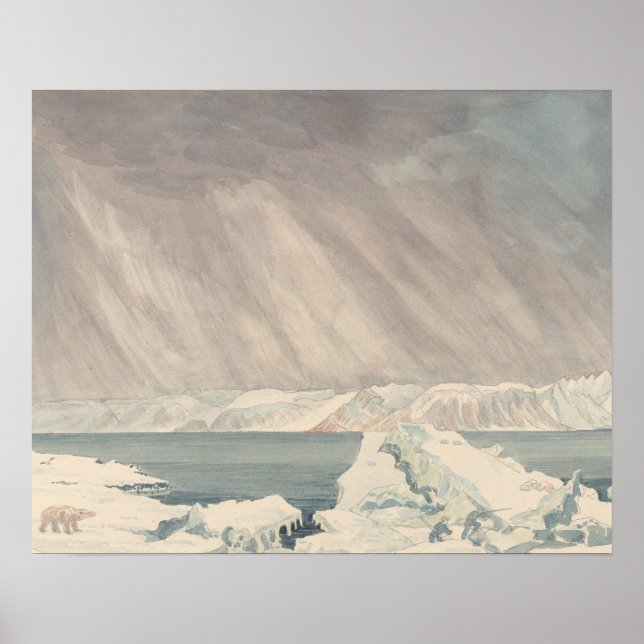 Charles Hamilton Smith - Spitzbergen, Bearing Poster (Vorne)