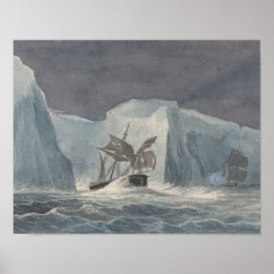 Charles Hamilton Smith - The Erebus Passing Poster