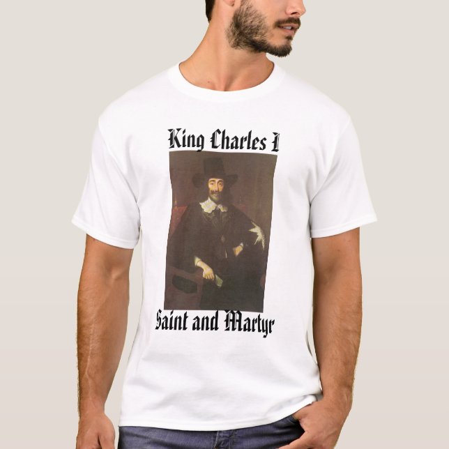 Charles I, Heiliges und Märtyrer, König Charles I T-Shirt (Vorderseite)
