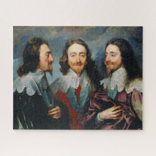 Charles I in Three Positions Anthony van Dyck Puzzle