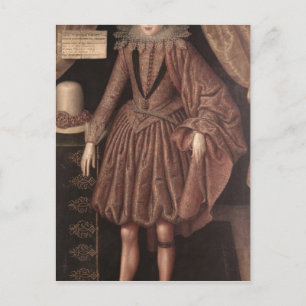 Charles I., Prinz von Wales, c.1612-13 Postkarte