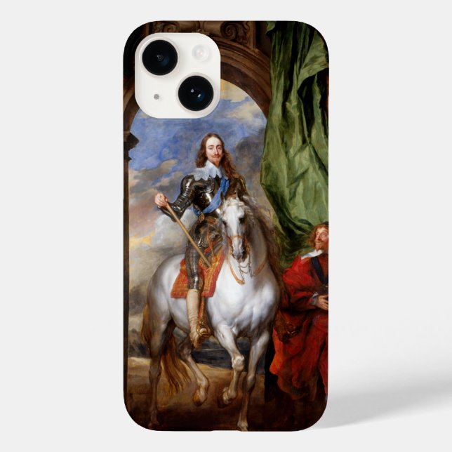 Charles I über Horseback von Van Dyck Case-Mate iPhone Hülle (Rückseite)