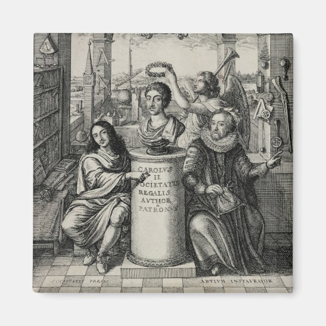 Charles II (1630-85) als Schirmherr der Königliche Magnet (Vorne)