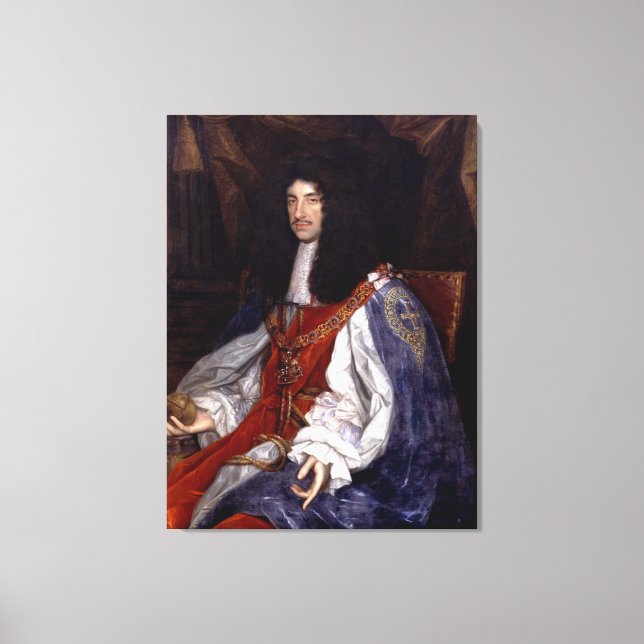 Charles II. von Großbritannien und Irland Leinwanddruck (Vorderseite)