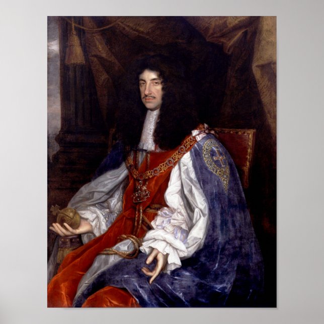 Charles II. von Großbritannien und Irland Poster (Vorne)