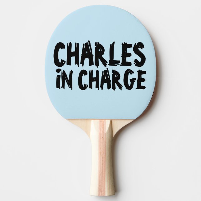 CHARLES IN CHARGE BOSS PONG PADDLES TISCHTENNIS SCHLÄGER (Vorderseite)
