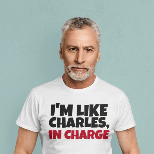 CHARLES IN CHARGE, RETRO MEN'S T - SHIRT (Von Creator hochgeladen)