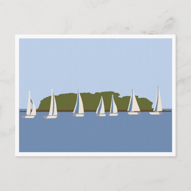 Charles Island Milford CT Postcard Postkarte (Vorderseite)