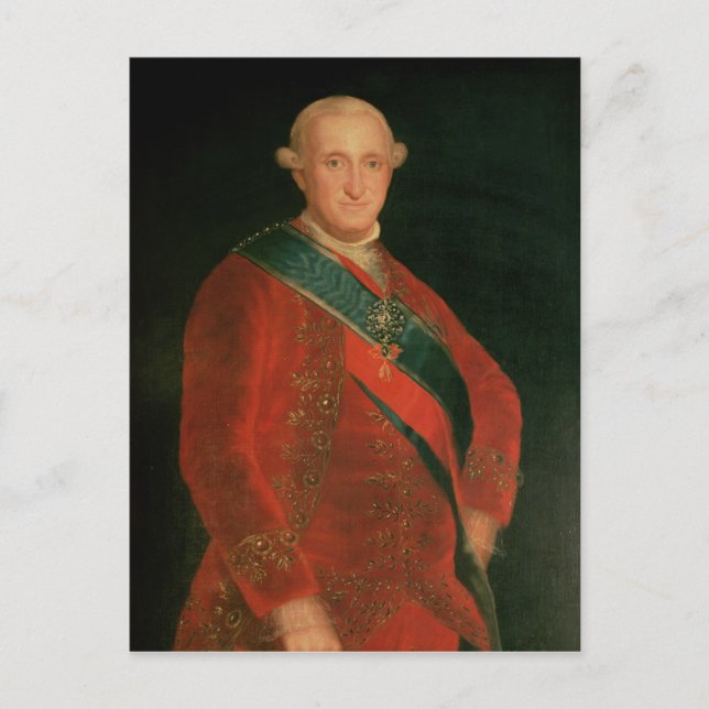 Charles IV Postkarte (Vorderseite)