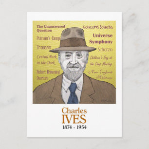 Charles Ives Postkarte