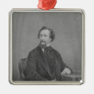 Charles John Huffam Dickens Silbernes Ornament