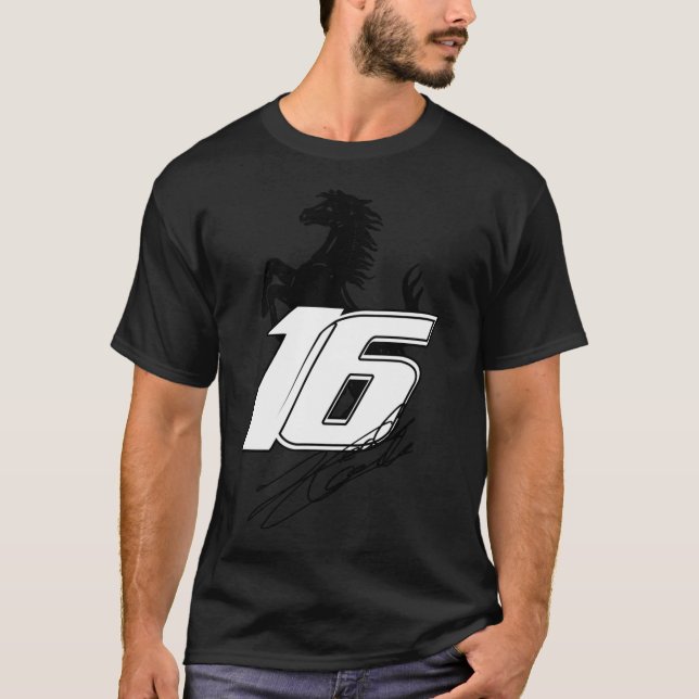 Charles Leclerc 2020 Klassischer T - Shirt (Vorderseite)