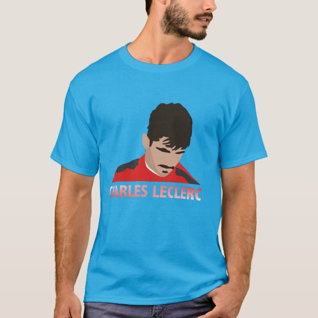 Charles Leclerc Illustration T-Shirt (Vorderseite)