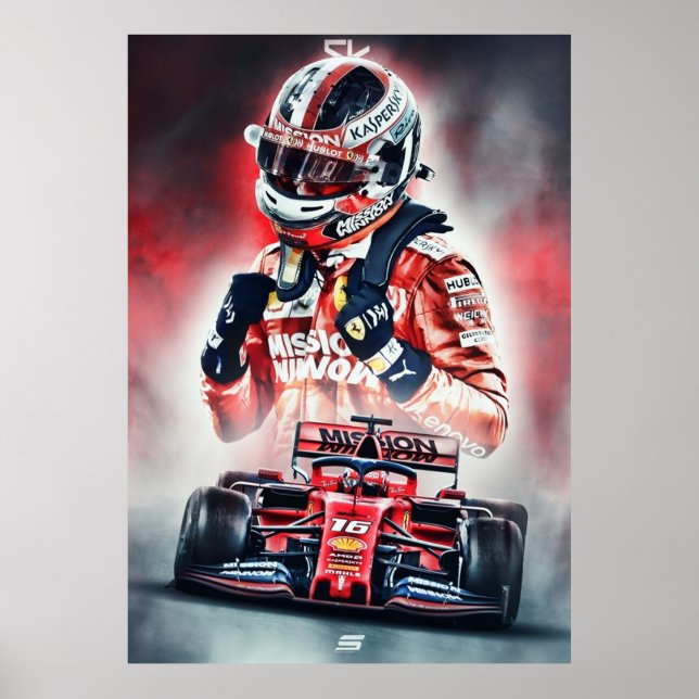 Charles Leclerc Poster (Vorne)