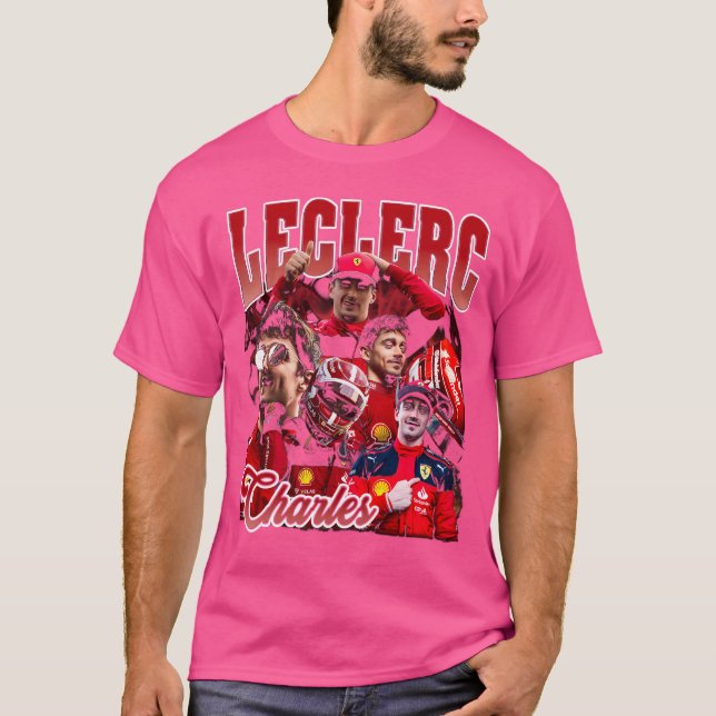 Charles Leclerc Vintag Bootleg T-Shirt (Vorderseite)
