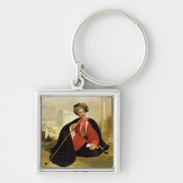 Charles Lennox Cumming, 1817 (Öl auf Platte) Schlüsselanhänger (Vorne)