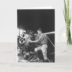 Charles Lindbergh circa 1927 Karte