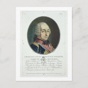 Charles-Louis-Auguste Fouquet (1684-1761) von "Po Postkarte