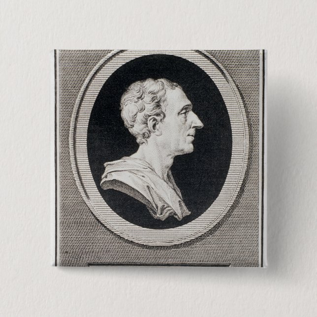 Charles Louis de Secondat, Baron de Montesquieu Button (Vorderseite)